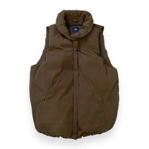 GAP Women's Dark Brown Quilted Vest